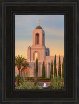 Newport Beach Temple - Sunlit Spire by Robert A Boyd