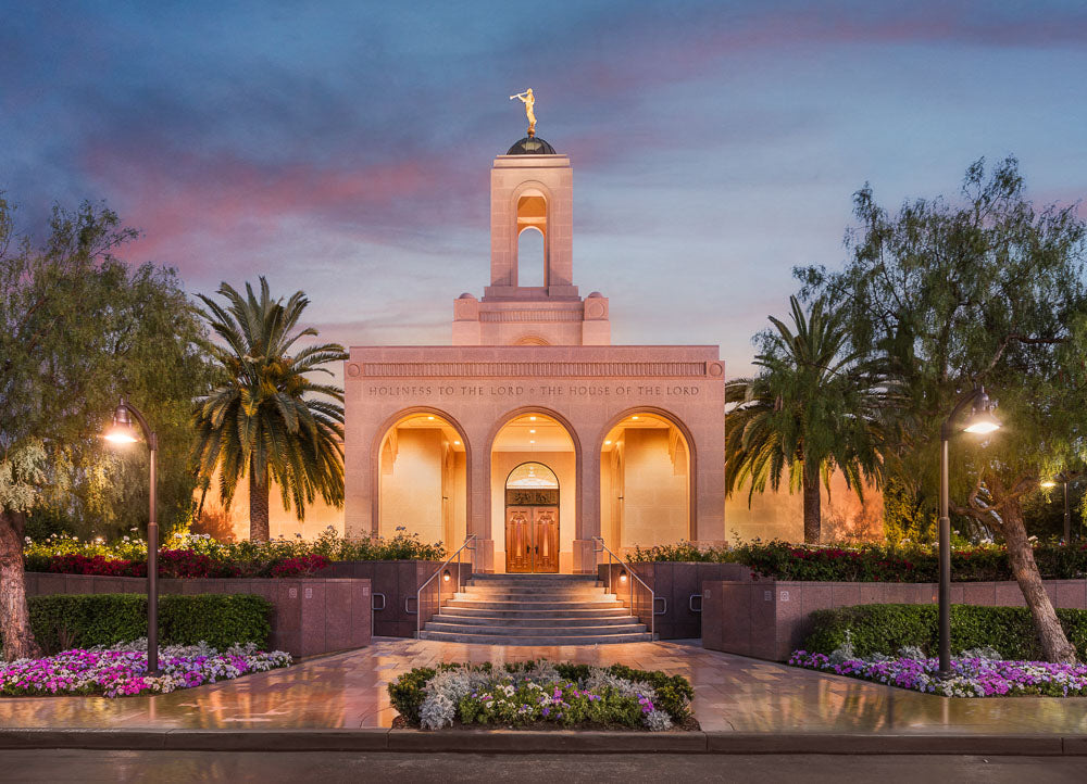 Newport Beach Temple - Covenant Path Series by Robert A Boyd