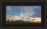 Rexburg Temple - Radiant Alabaster Panoramic by Robert A Boyd