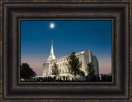 Rexburg Temple - Eclipse by Robert A Boyd