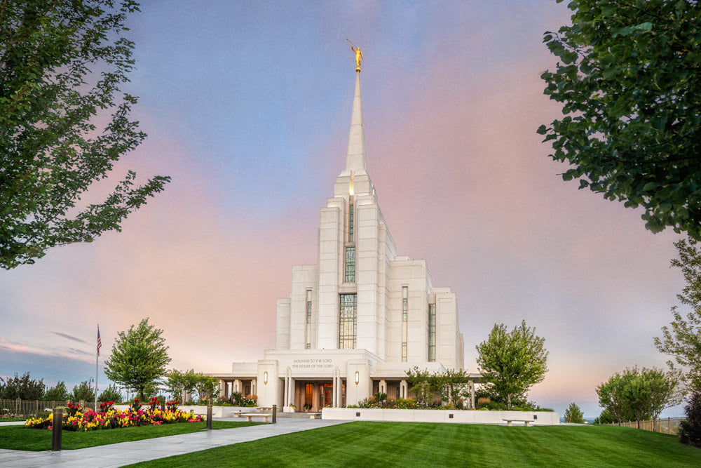 Rexburg Temple - A House of Peace by Robert A Boyd