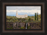 Twin Falls Temple - Waterfall by Robert A Boyd