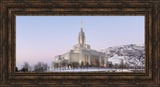 Draper Temple - Winter Sky by Robert A Boyd