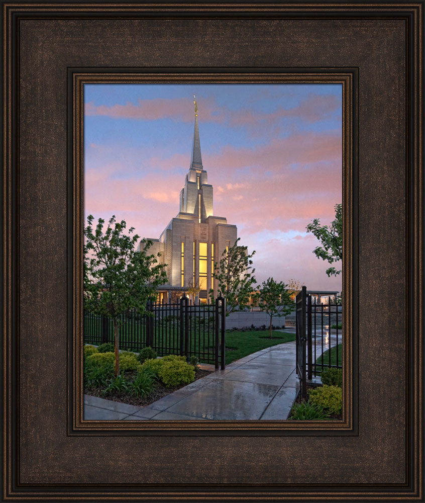 Oquirrh Mountain Temple - The Light Within by Robert A Boyd