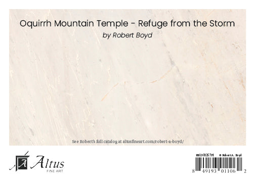 Oquirrh Mountain Temple - Refuge from the Storm by Robert A Boyd