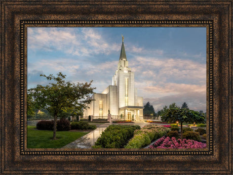 Vancouver BC Temple - Vancouver Covenant Path by Robert A Boyd