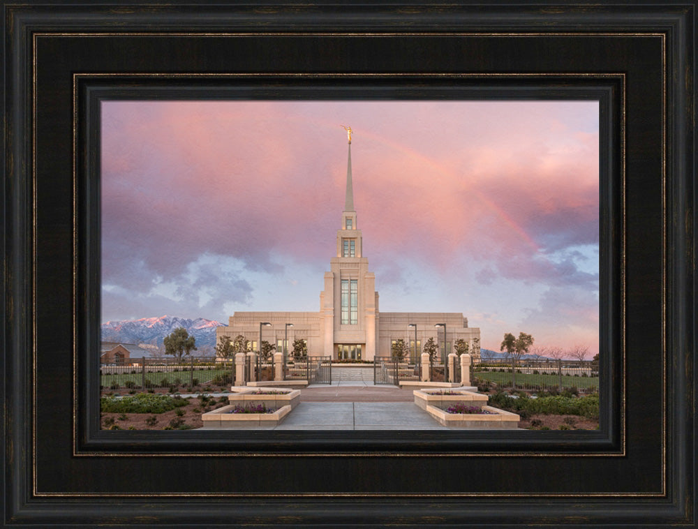 Gila Valley Temple - Gila Valley by Robert A Boyd