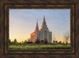 Kansas City Temple - Summer Sunset by Robert A Boyd