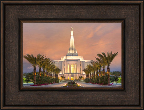 Gilbert Temple - Palm Trees by Robert A Boyd