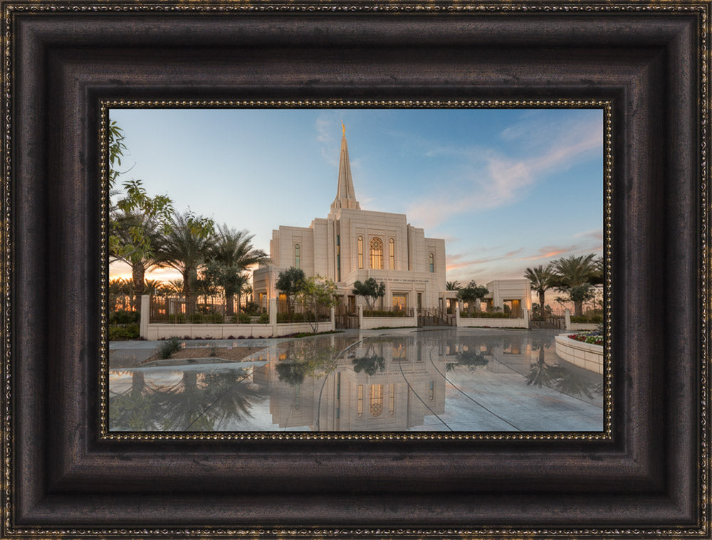 Gilbert Temple - Peaceful Morning by Robert A Boyd