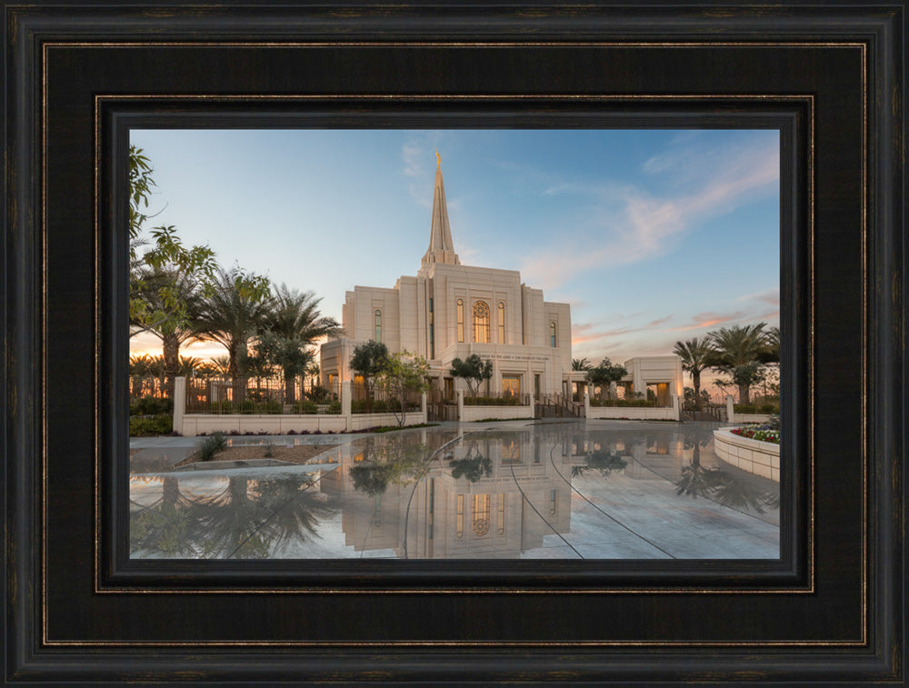 Gilbert Temple - Peaceful Morning by Robert A Boyd