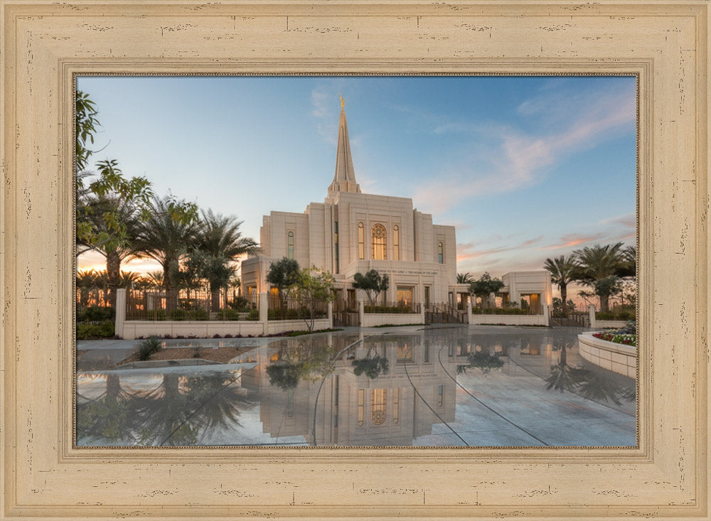 Gilbert Temple - Peaceful Morning by Robert A Boyd