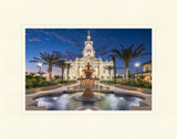 Tijuana Temple - Fountains by Robert A Boyd