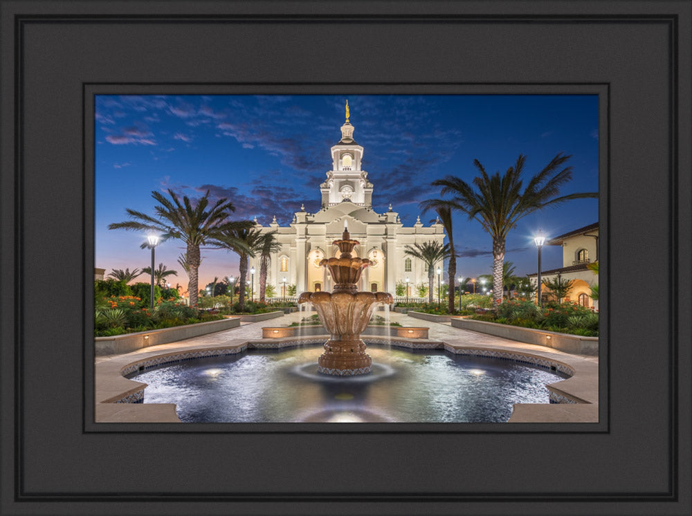 Tijuana Temple - Fountains by Robert A Boyd