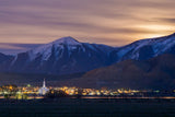 Payson Temple - Mountain View by Robert A Boyd