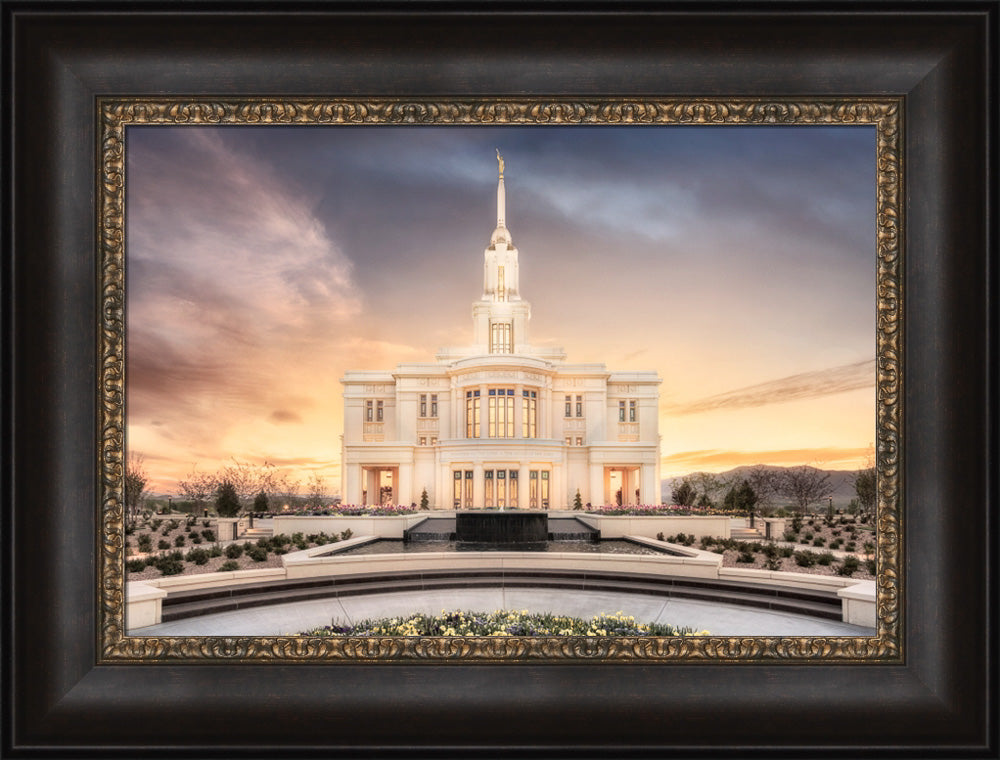 Payson Temple - Chrome Series by Robert A Boyd