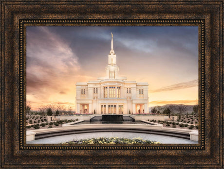 Payson Temple - Chrome Series by Robert A Boyd