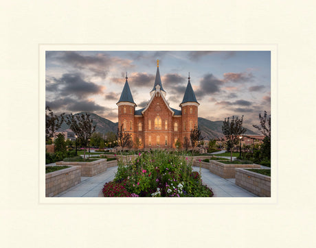 Provo City Center Temple - Sunrise by Robert A Boyd