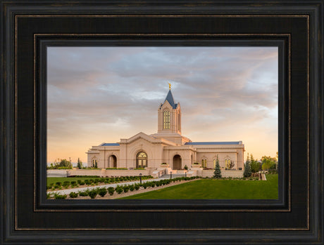 Fort Collins Temple - Sunrise by Robert A Boyd