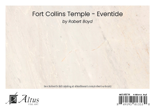 Fort Collins Temple - Eventide 5x7 print