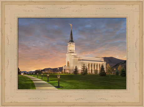 Star Valley Temple - Eventide by Robert A Boyd