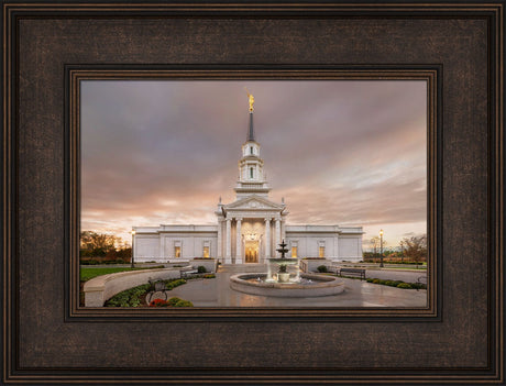 Hartford Temple - Rain Path by Robert A Boyd