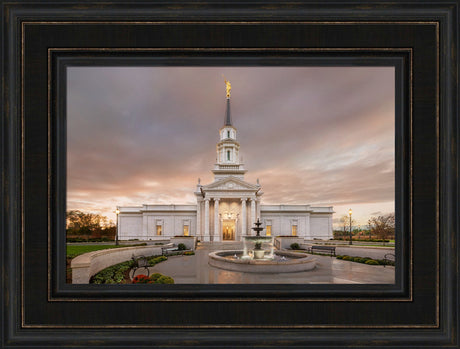 Hartford Temple - Rain Path by Robert A Boyd