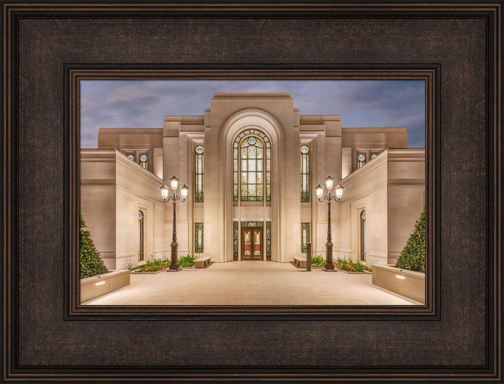 Paris Temple - Art Glass Windows by Robert A Boyd