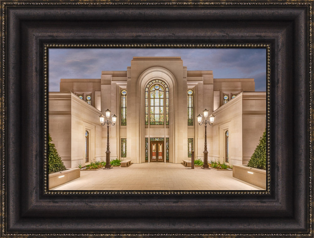 Paris Temple - Art Glass Windows by Robert A Boyd