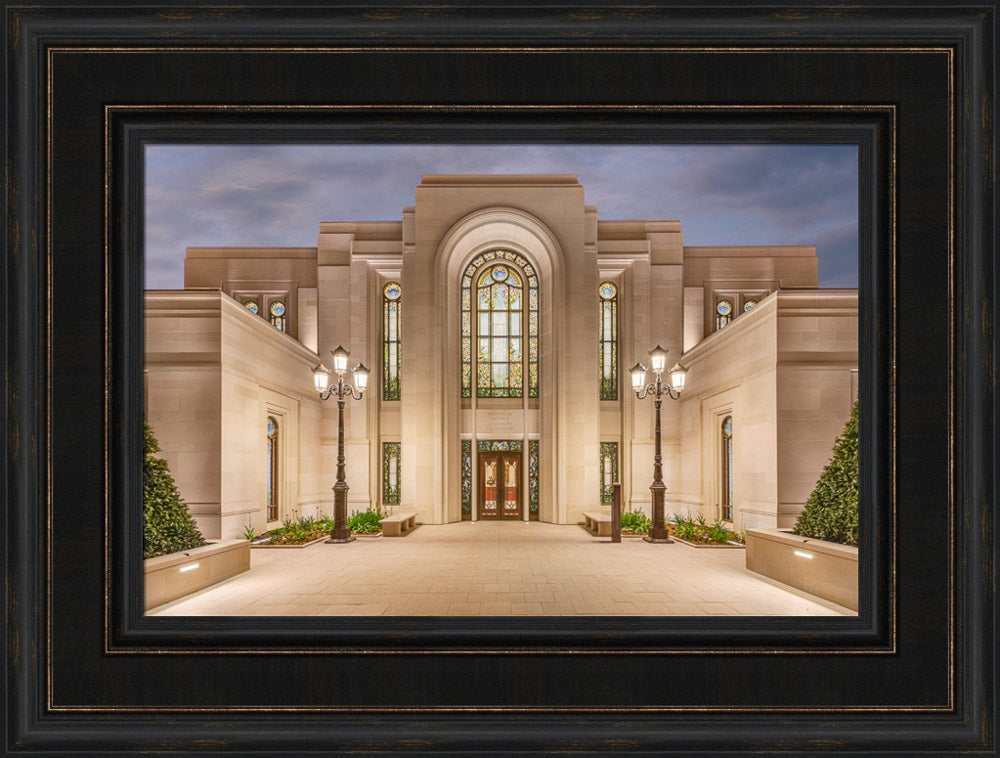 Paris Temple - Art Glass Windows by Robert A Boyd