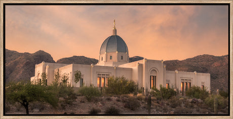 Tucson Temple - Summer Sunset by Robert A Boyd