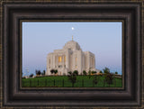 Meridian Temple - At Moonset by Robert A Boyd