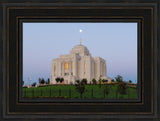 Meridian Temple - At Moonset by Robert A Boyd