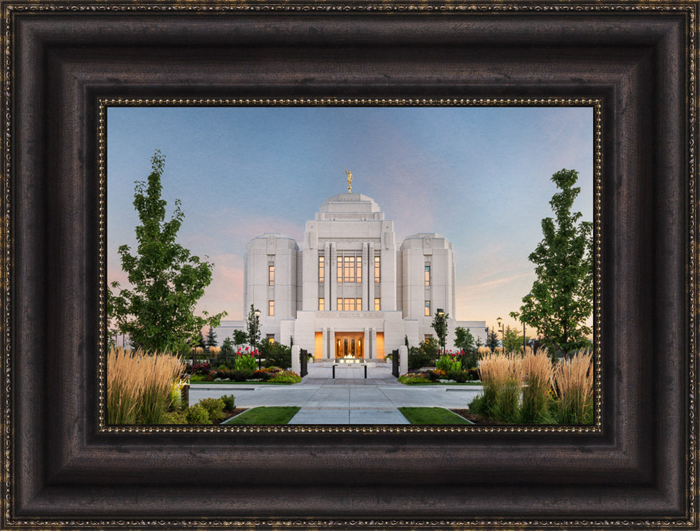 Meridian Temple - Sunrise by Robert A Boyd