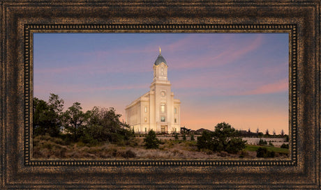 Cedar City Temple - Junipers by Robert A Boyd