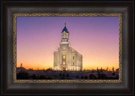 Cedar City Temple - Like a Fire is Burning by Robert A Boyd