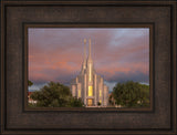 Rome Temple - Gold Reflection by Robert A Boyd