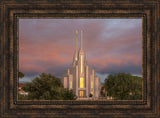 Rome Temple - Gold Reflection by Robert A Boyd