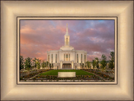 Pocatello Temple - Morning Light by Robert A Boyd