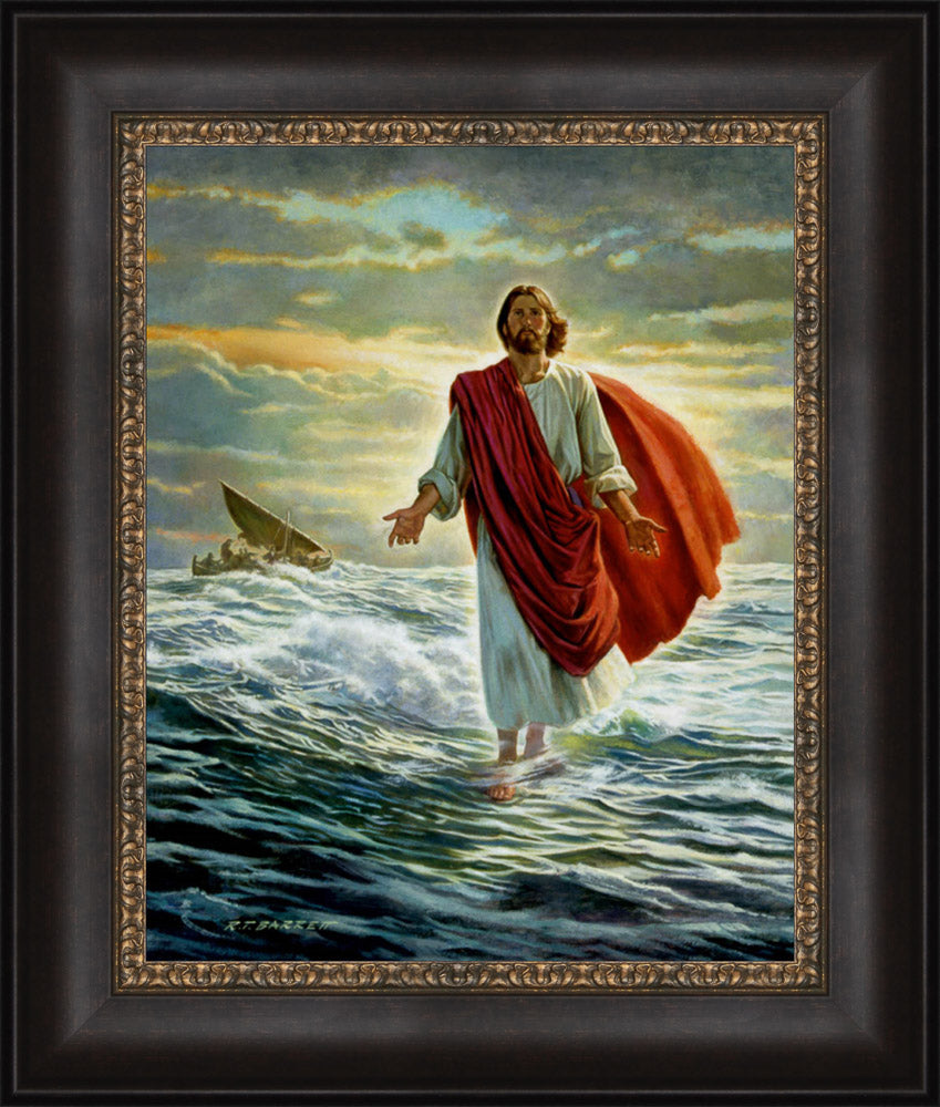 Christ Walking on the Water by Robert Barrett