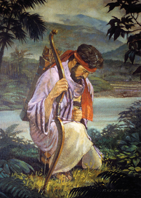 Enos Praying by Robert Barrett