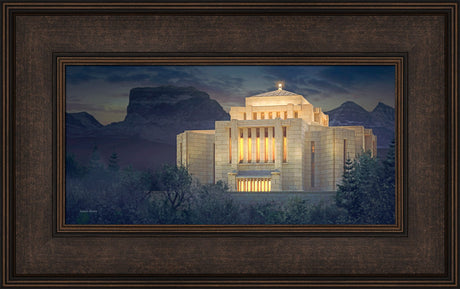 Cardston Temple - Evening