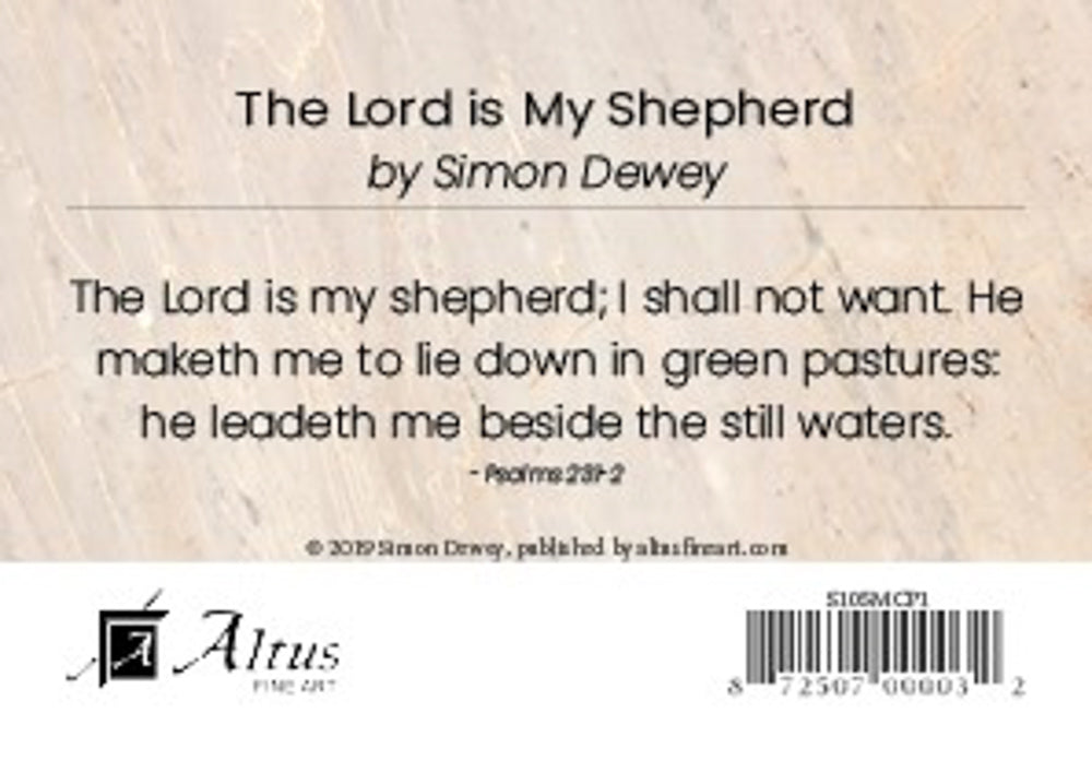 The Lord is My Shepherd minicard