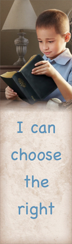 I Can Choose the Right (boy) bookmark