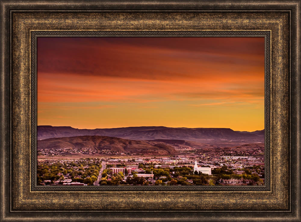 St George Temple - Valley by Scott Jarvie