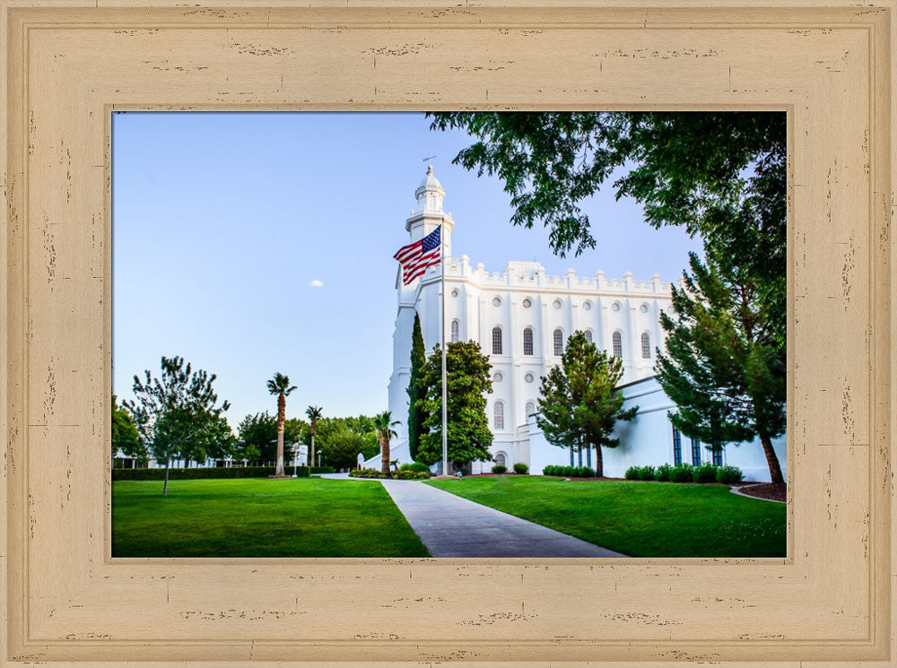 St George Temple - Pathway by Scott Jarvie