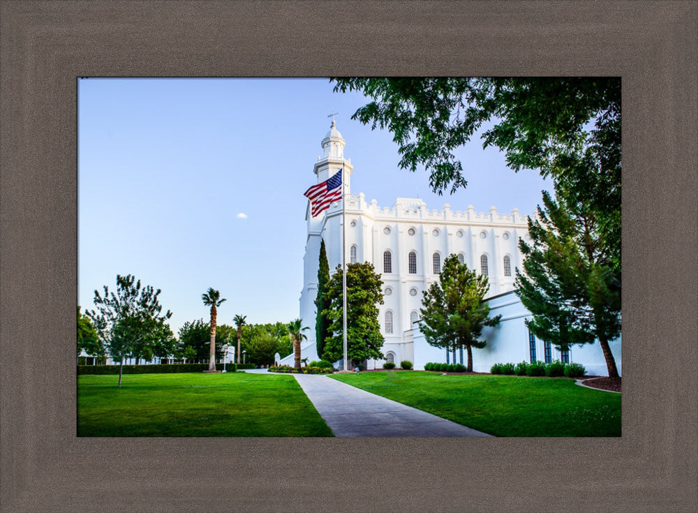 St George Temple - Pathway by Scott Jarvie