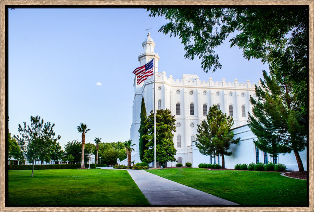 St George Temple - Pathway by Scott Jarvie