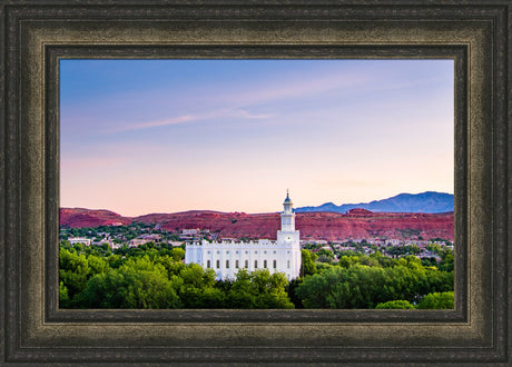 St George Temple - Above the Trees by Scott Jarvie