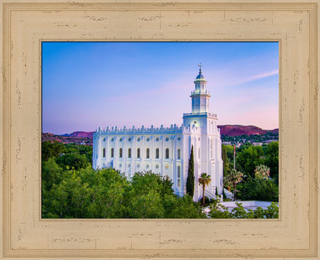 St George Temple - From the Trees by Scott Jarvie